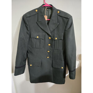 Vintage U.S. Army Class A Dress Green Coat – 41Reg